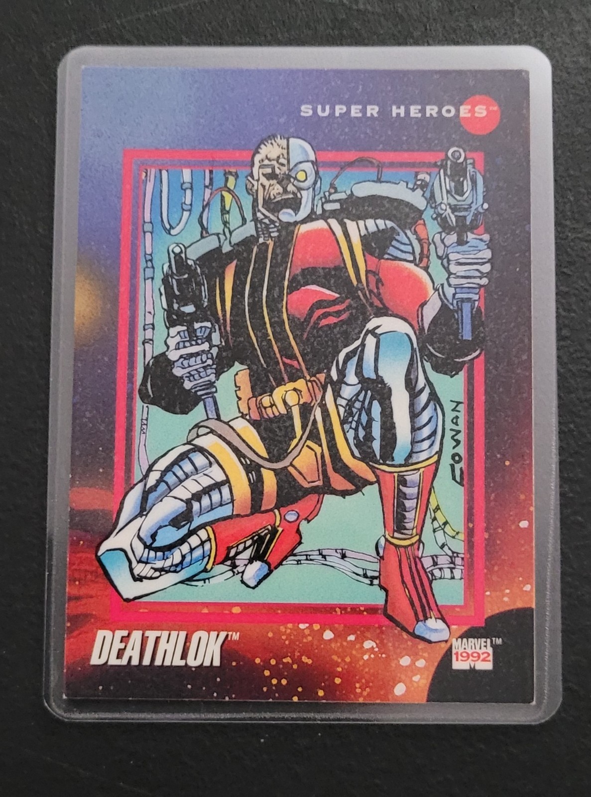 1990's Impel Marvel Universe Super Heroes Fridge/Locker/Cabinet Laminated Magnet