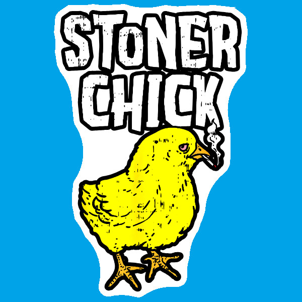 Stoner Chick Cannabis Sticker UV Safe Weed Sticker Marijuana Ganja 420 Sticker