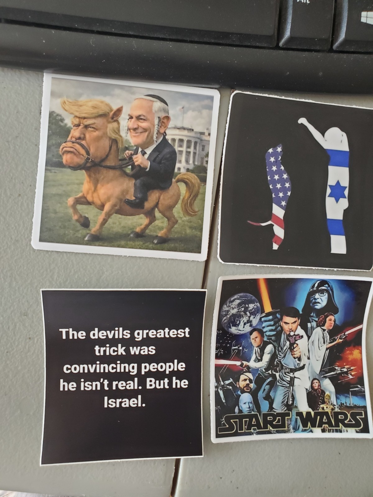 Trump EPSTEIN FILES STICKER UFO 🛸 WHITEHOUSE 🇺🇸