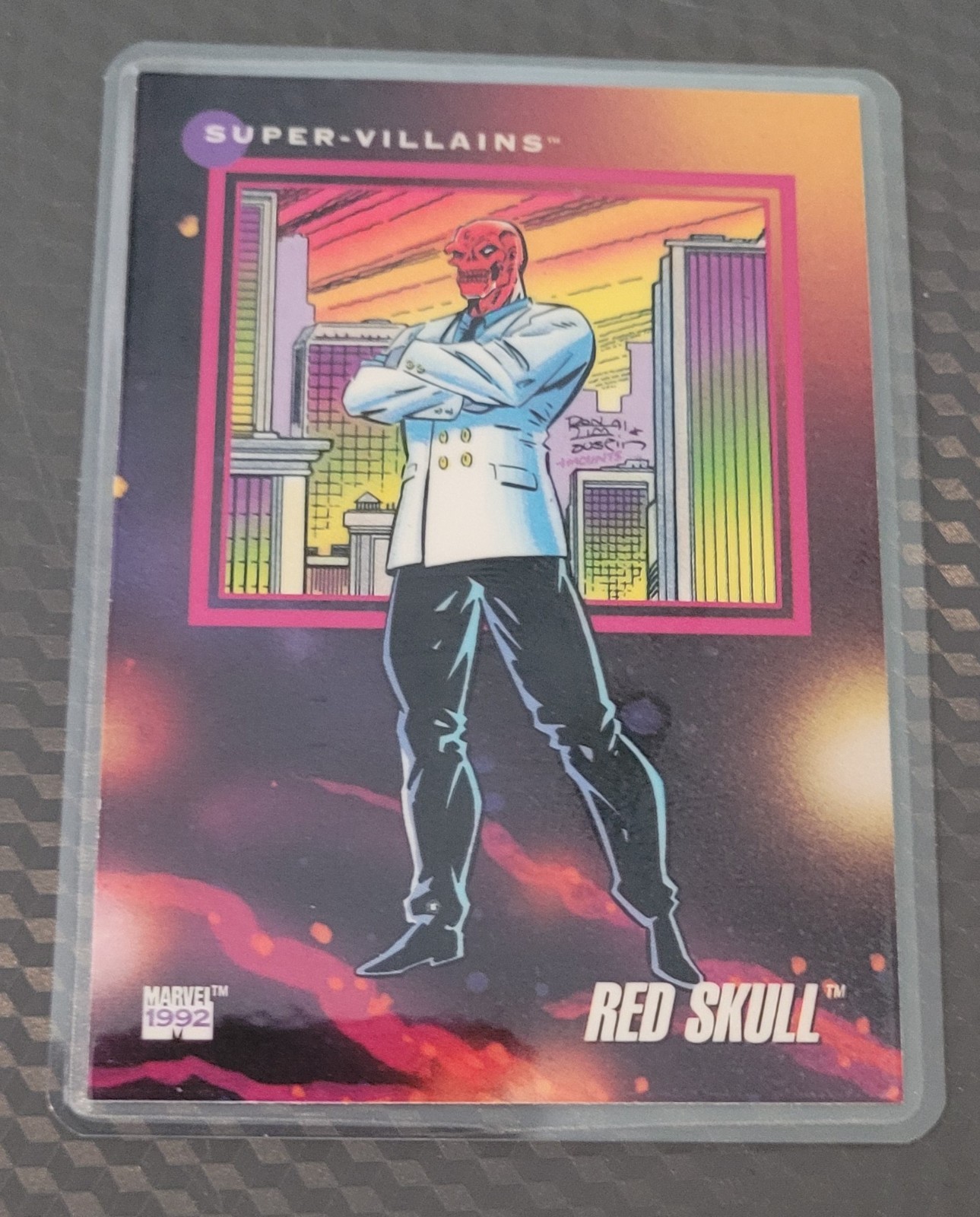 1990's Impel Marvel Univ Super Villains Fridge/Locker/Cabinet Laminated Magnet