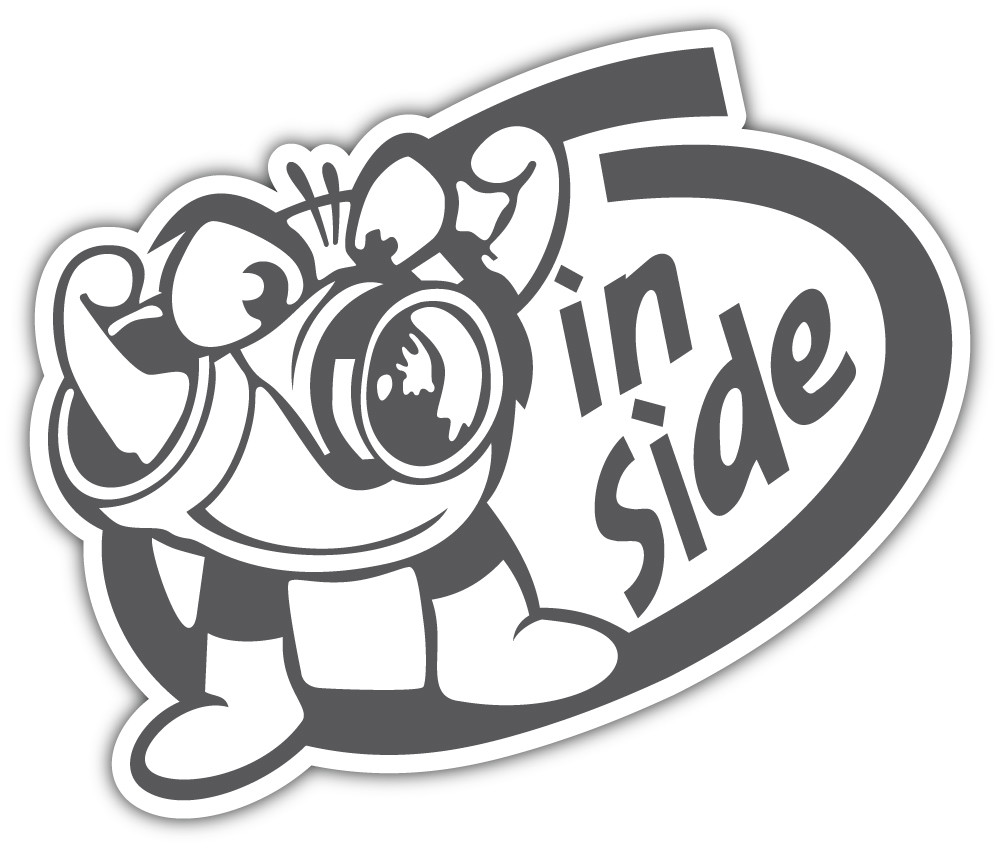 Turbo Inside Sticker Car Bumper Decal – 3", 5" or 6"
