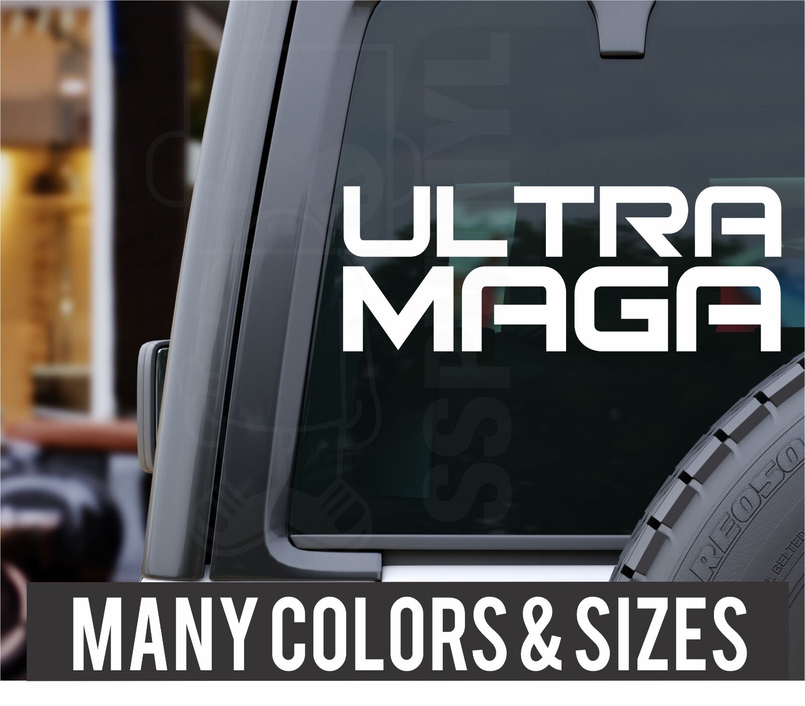 ULTRA MAGA Trump 47 President Truck Car Tumbler Vinyl Decal Sticker 2024