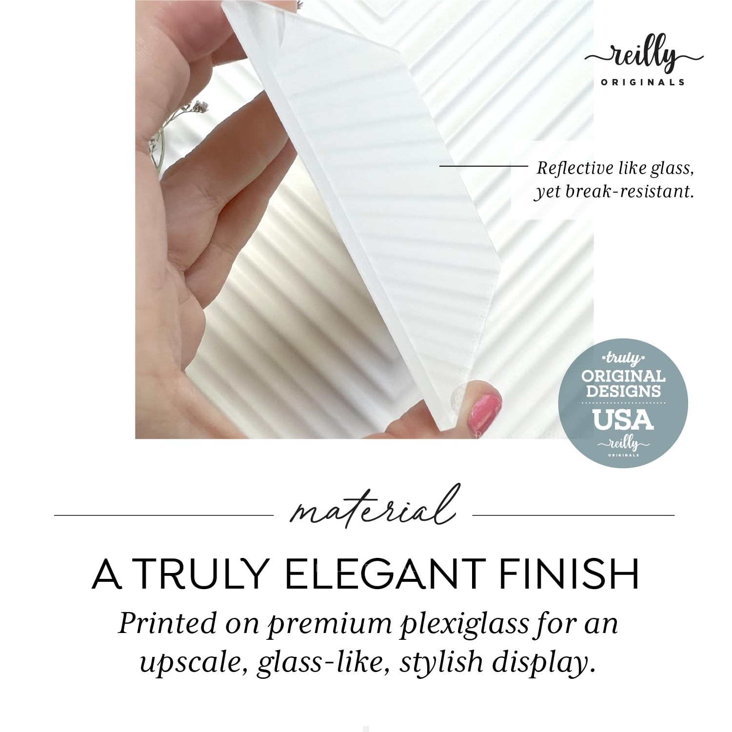 3.5×5 INCH Small & Elegant Designer Acrylic Bathroom Sign ~ Includes Adhesive…
