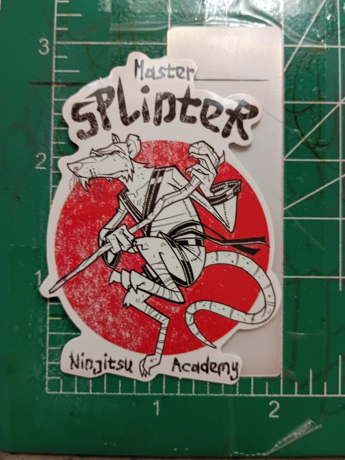 TMNT STICKER X VYNIL HIGH GLOSS DIECUT STICKER X 3X2 INCHES STICKER X TMNT STICK