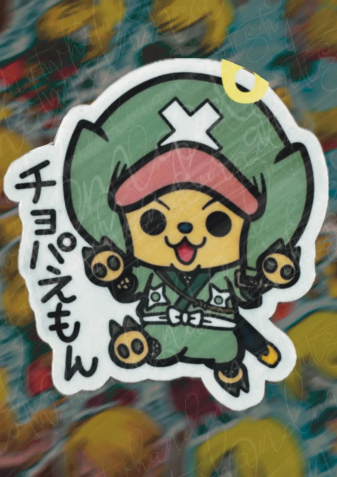 One Piece Chopper Doctor Reindeer Weatherproof Stickers