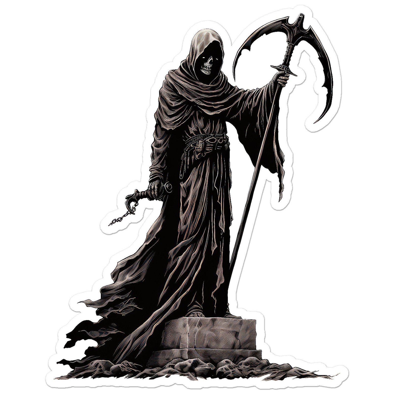 Death Grim Reaper – Vinyl Decal Sticker – Car Window Laptop – ebn9478