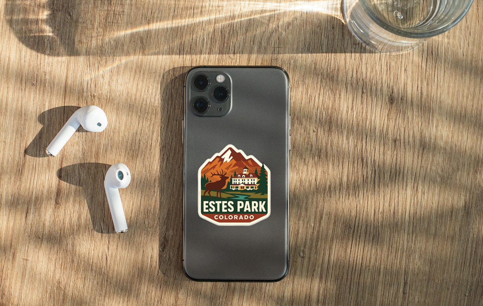 Estes Park Sticker Decal Vinyl Die-Cut City Skyline Landmark Design