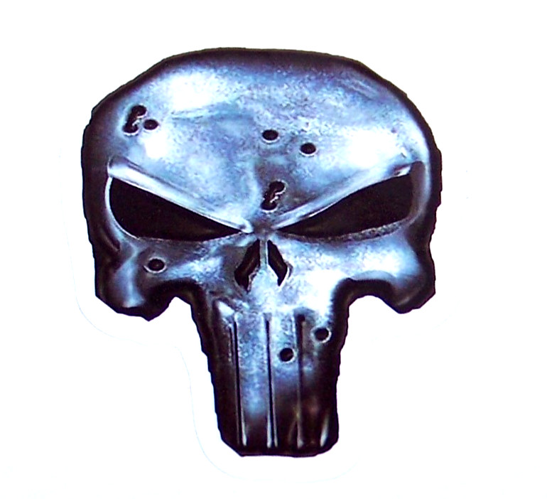 THE PUNISHER – Skull Cut Sticker Film Decal Movie Comic Book
