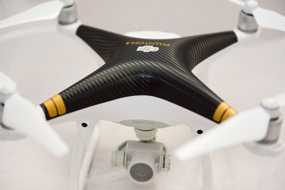 DJI Phantom 4 Professional Body Wrap Decal Skin Carbon Fiber 3M Scotchprint USA