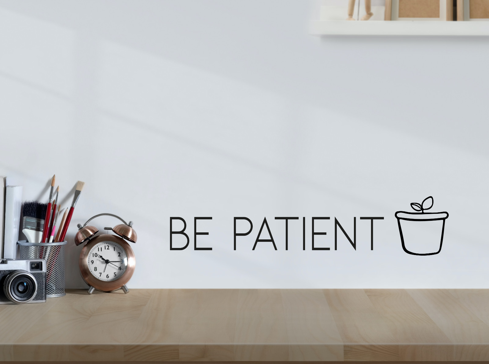 Be Patient Quotes Decoration Design Home Bedroom Living Room Wall Sticker 5×20