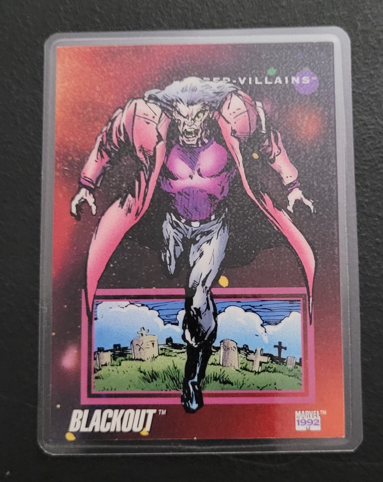 1990's Impel Marvel Univ Super Villains Fridge/Locker/Cabinet Laminated Magnet
