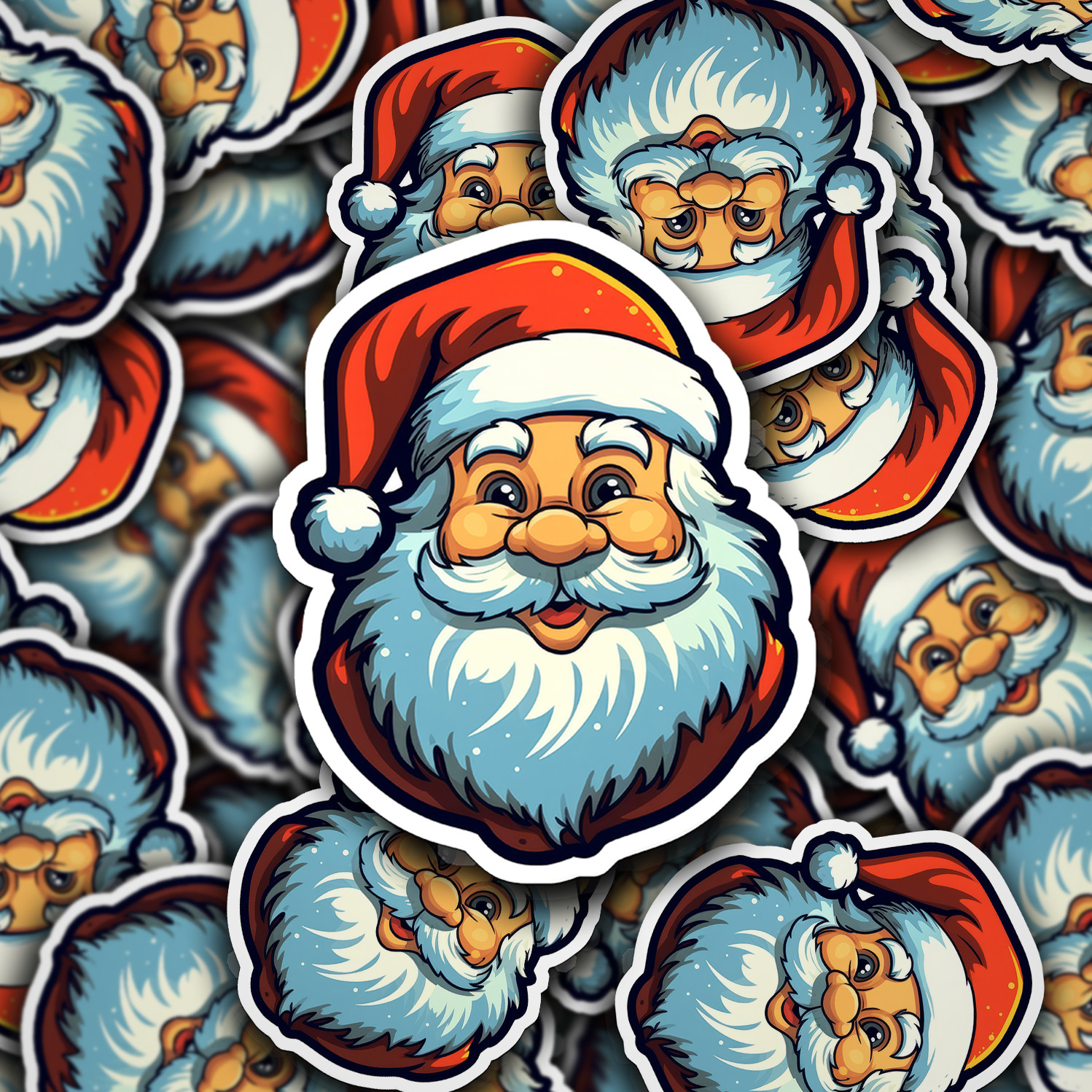 Santa Claus Vinyl Sticker – Bring the Magic of Christmas Anywhere