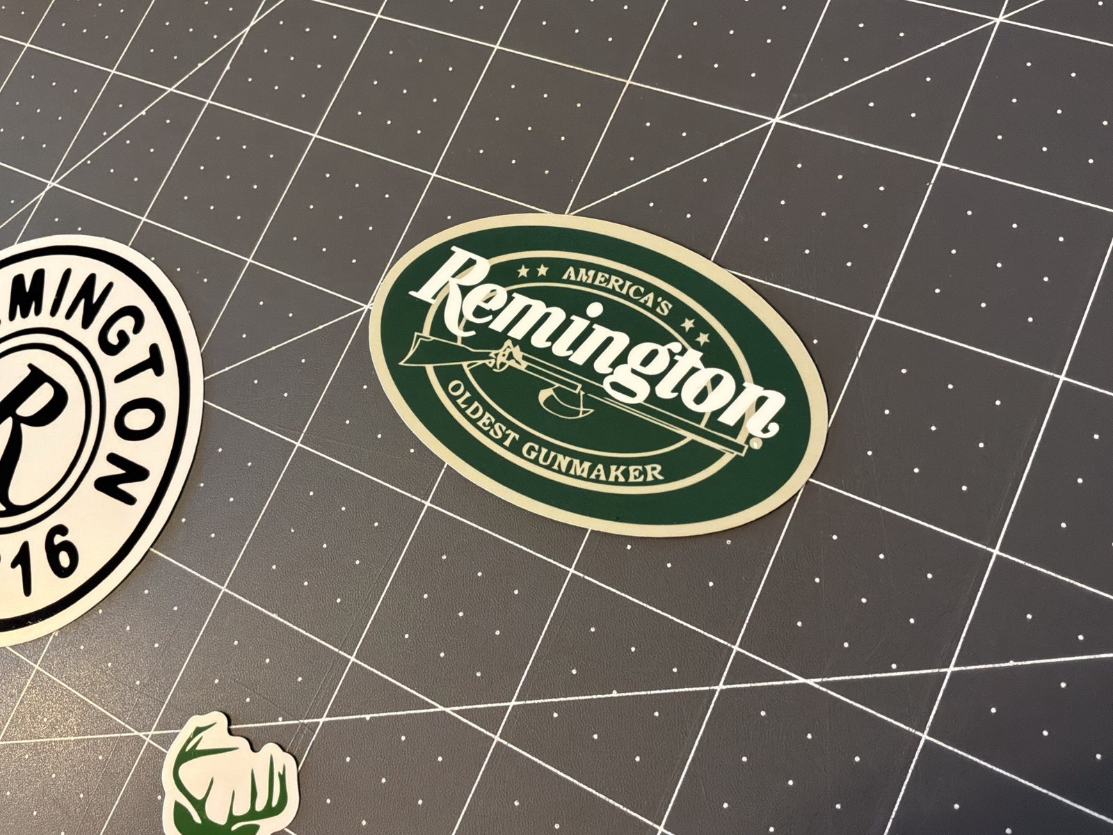 Remington Firearms Stickers 3 Sticker Lot 3” And 4”