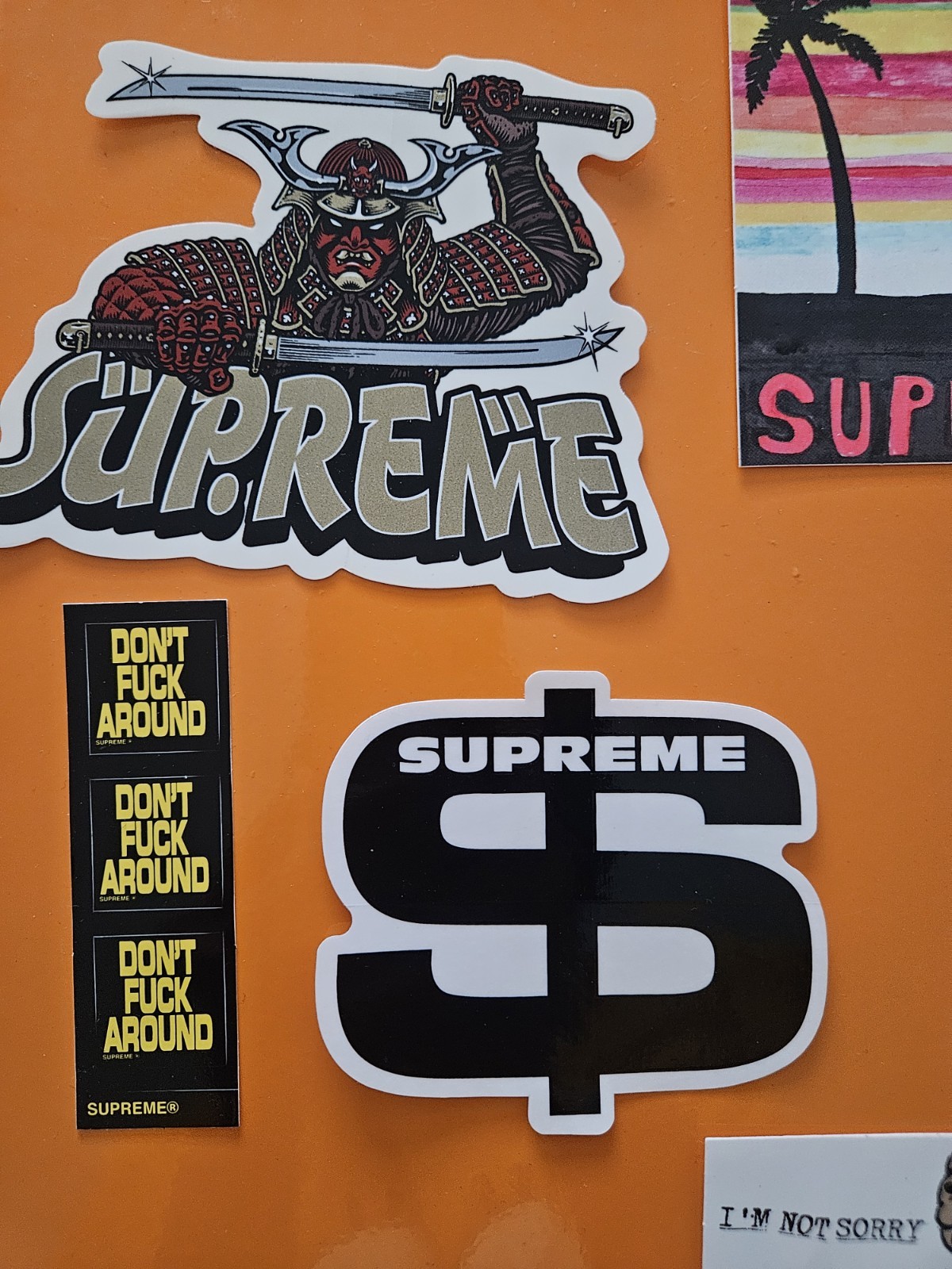 Supreme Logo Sticker 17 Lot Multicolor Assorted
