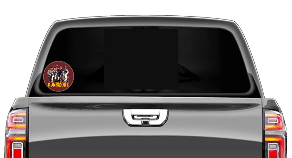 Gunsmoke (TV Classics) – 4" Vinyl Decal Sticker Handmade Cooler Laptop Vehicle