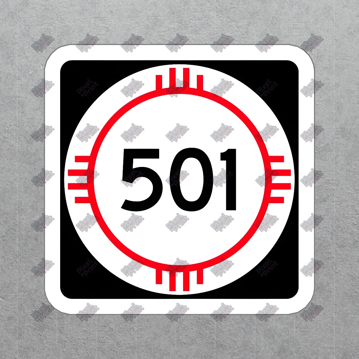 Vinyl Sticker Decal Bold 501 Design Perfect for Home Decor, Laptops, #195236