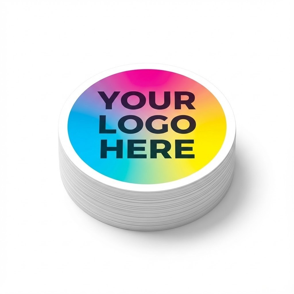 Custom Business Logo Stickers | Full Color Vinyl Waterproof 2"-20"