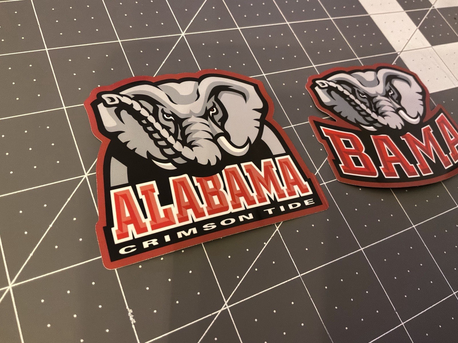 Alabama Crimson Tide Stickers 2 Sticker Lot