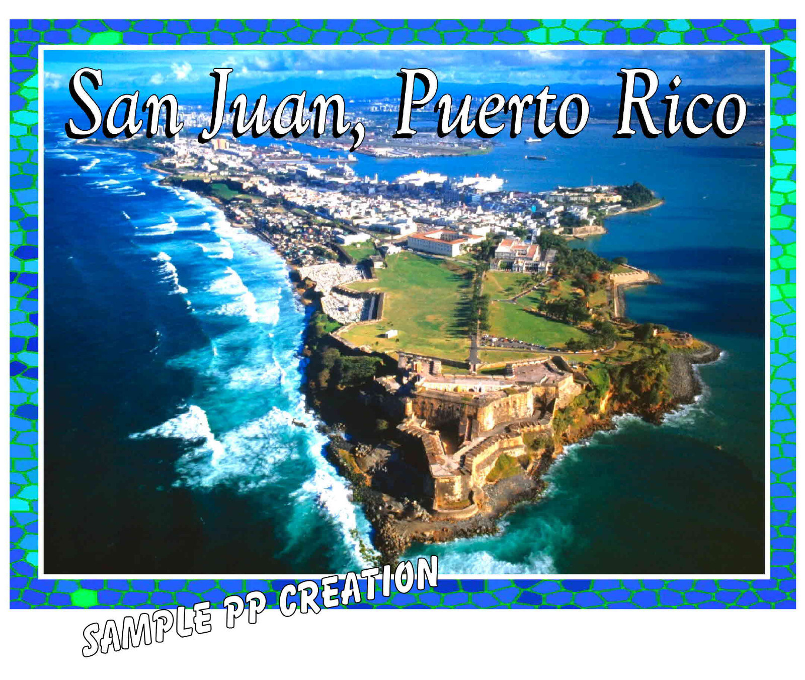 SAN JUAN PUERTO RICO PHOTO FRIDGE MAGNET 4 X 3 inches TRAVEL