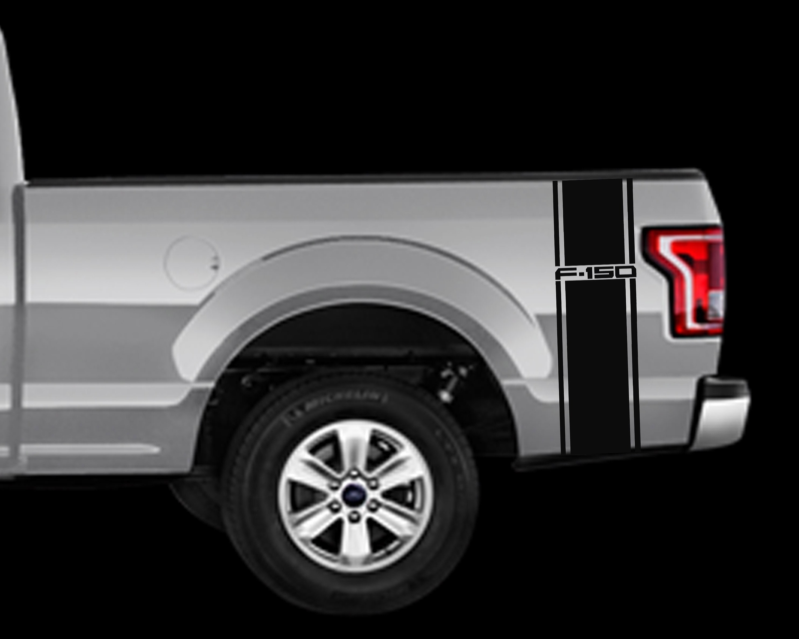 Custom ford f-150 truck decals – durable vinyl sticker kit – fits 2015-2023