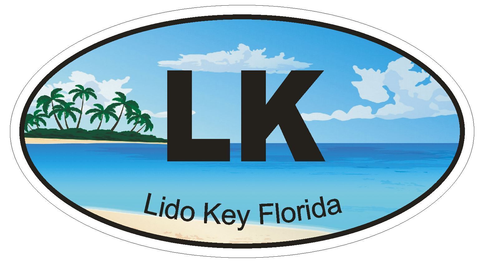Lido Key Florida Sticker Decal