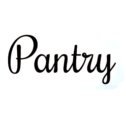 Pantry Vinyl Decal Sticker for Kitchen Pantry Room Wall Door Decor Art Furniture