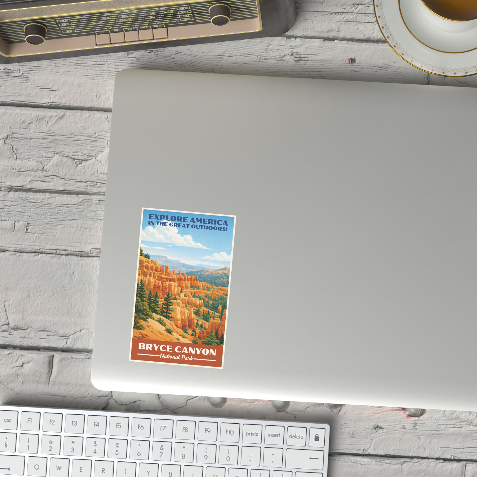 Bryce Canyon National Park Sticker WPA Vintage Travel Waterproof Decal Utah