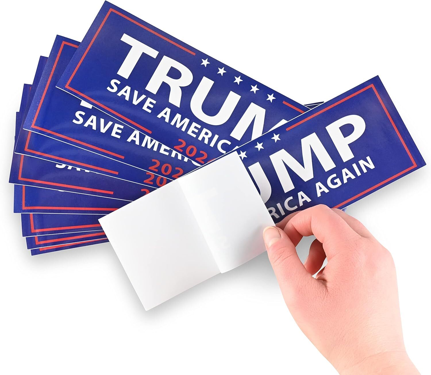 10 Pack Donald Trump 2024 Save America Again Decal 9"x3" Bumper Sticker for