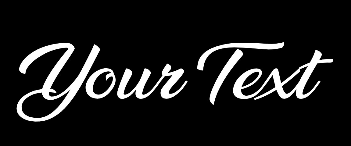 YOUR TEXT Vinyl Decal Sticker Car Window Bumper CUSTOM Personalized Lettering