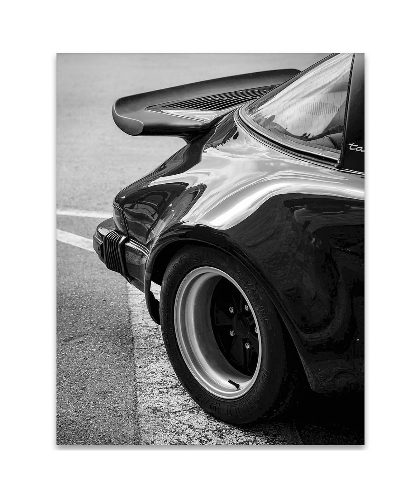 Porsche 911 Fin – Luxury Car Photography 11×14 Unframed Print, Sleek Curves, …