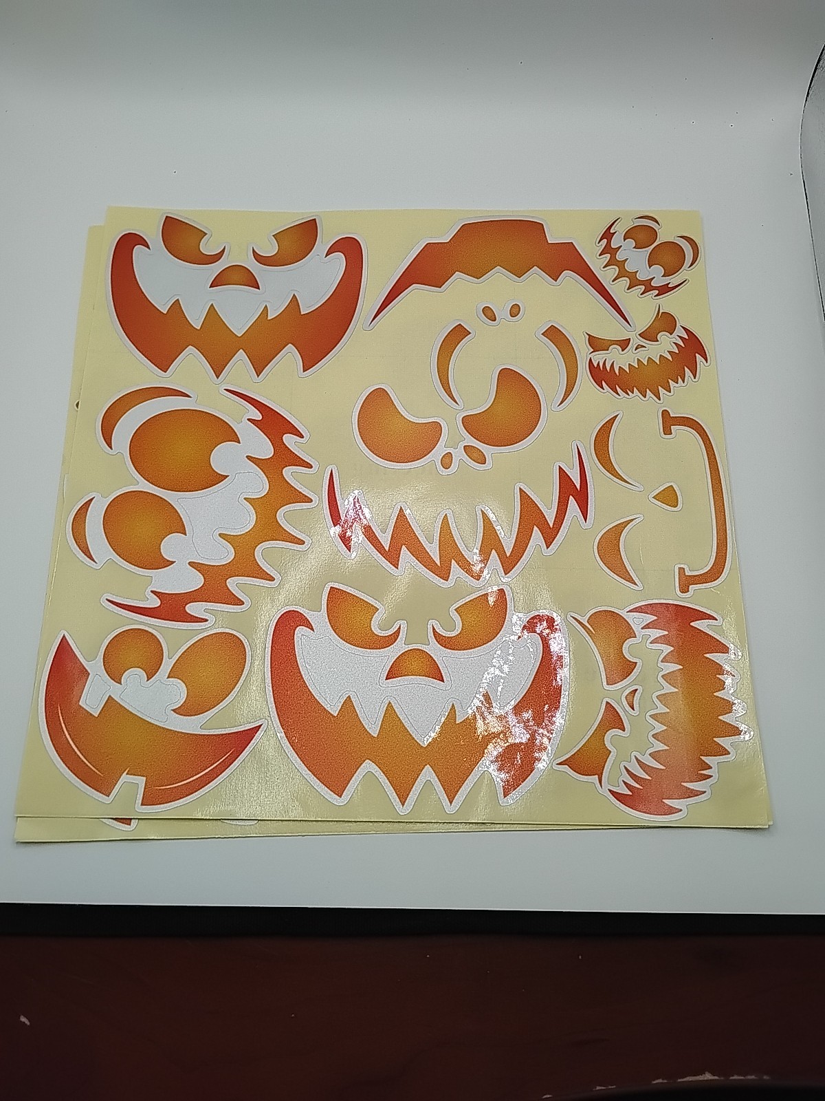 Halloween Ghost Face Wall Sticker Decor Easma
