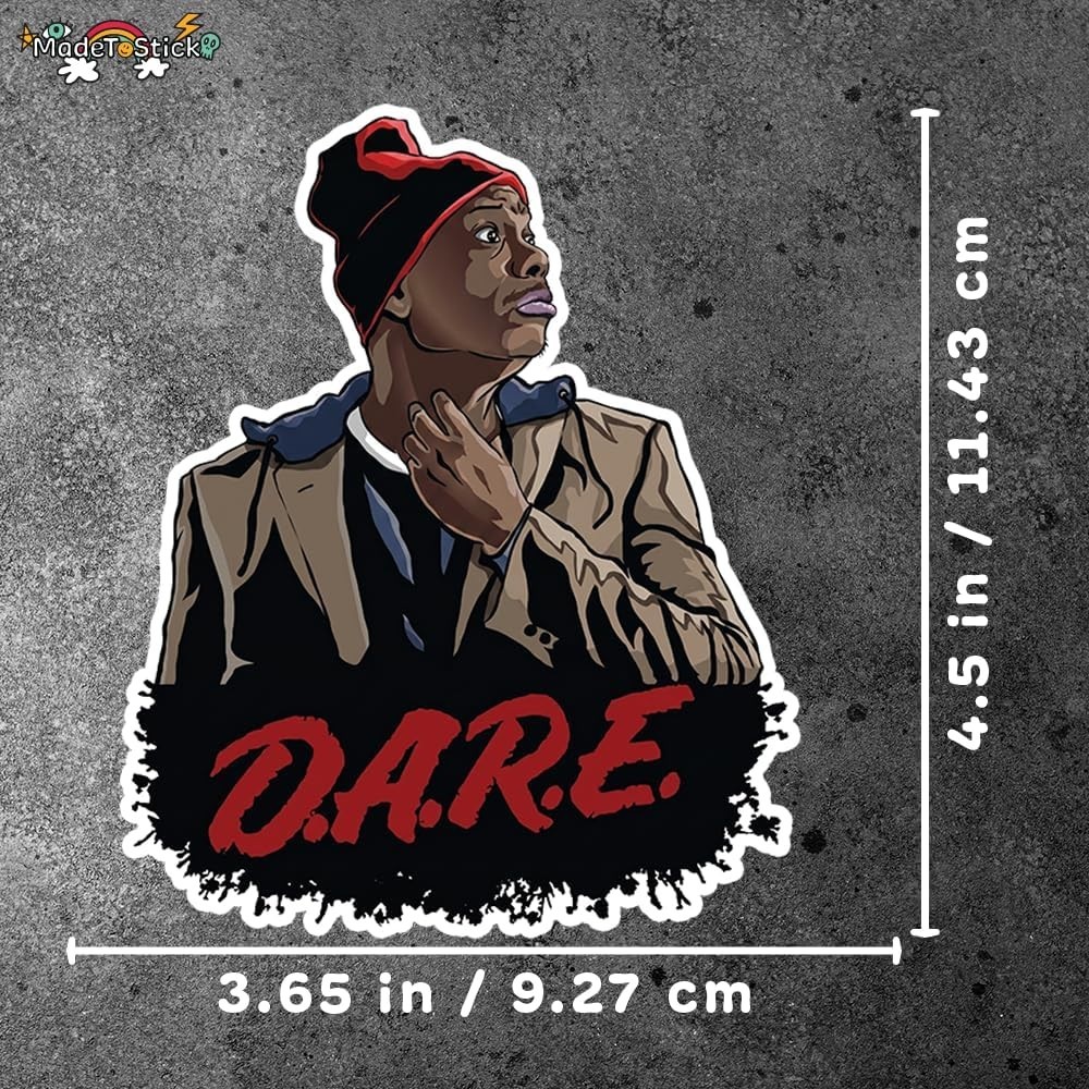 Tyrone Biggums D.A.R.E. Parody Funny Pop Culture Vinyl Sticker Decal Laptop