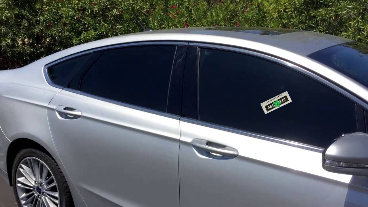 Learn How To Park, Assh*le! Sticker – Thermal Printed Sticker, Prank, Gag, Humor