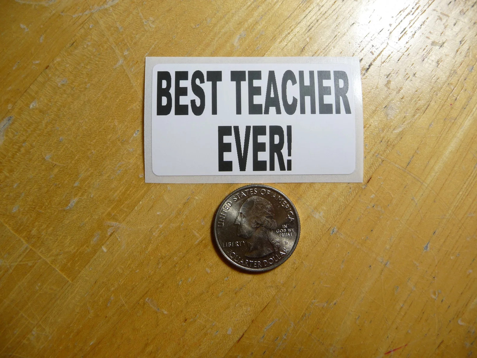 BEST TEACHER EVER STICKER DECAL 1 – 50 BULK PACK FUNNY TEACHING SCHOOL COLLEGE