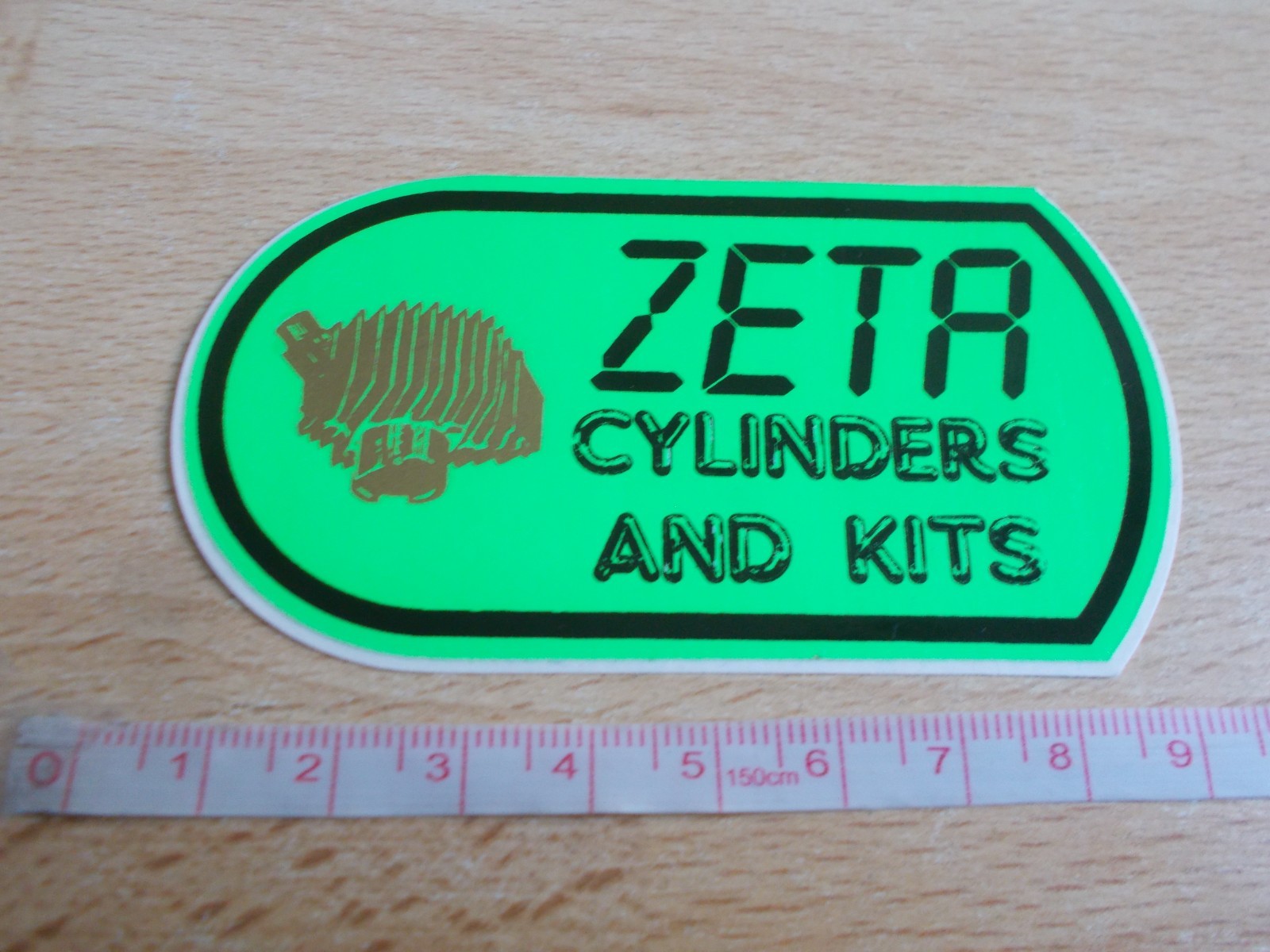 Sticker Zeta – Cylinders And Kits – Green