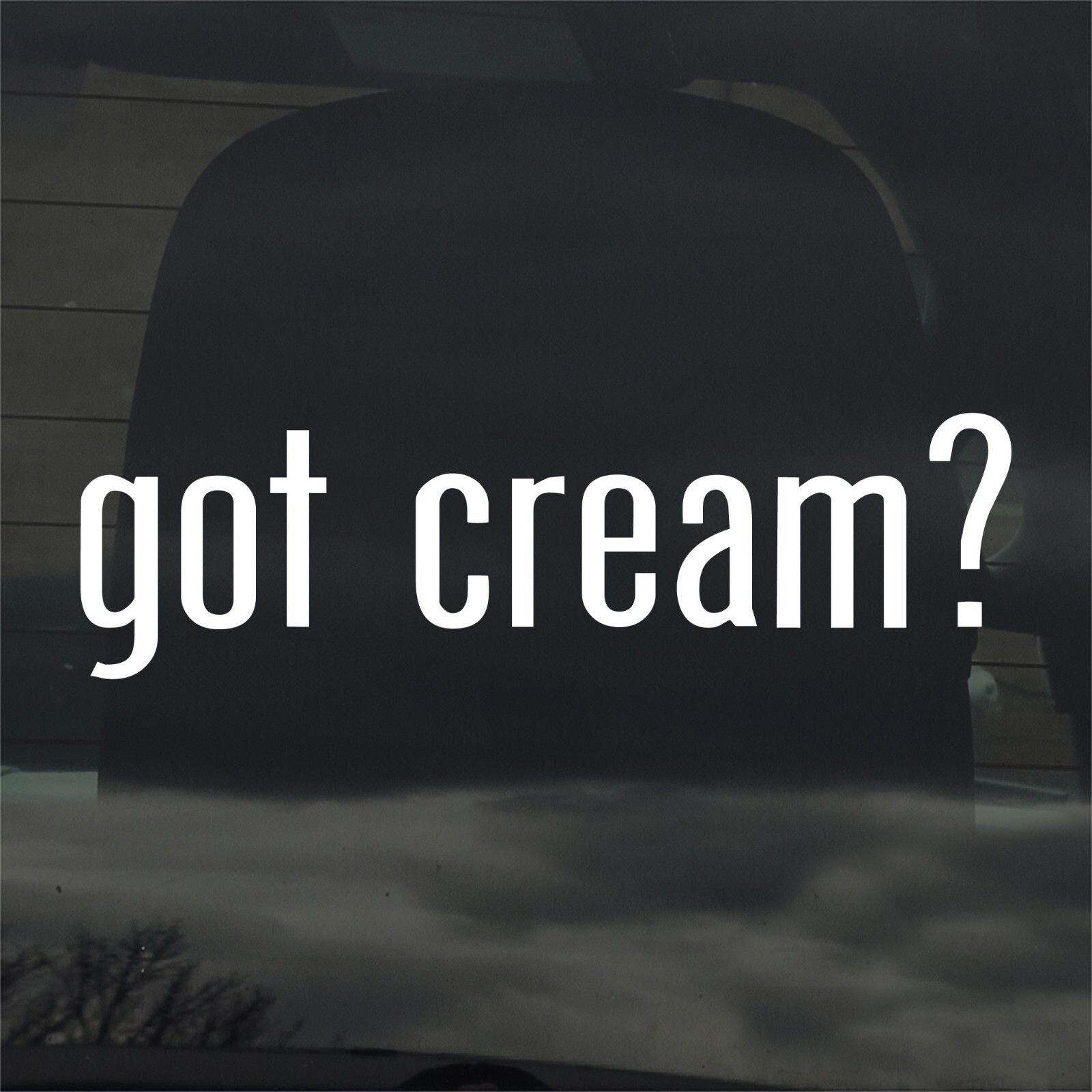 Got Cream? Custom Vinyl Sticker Decal Skin Care Cosmetics Lotion Dairy