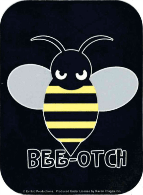 Beeotch – Mini Sticker – 2" X 2 3/4"