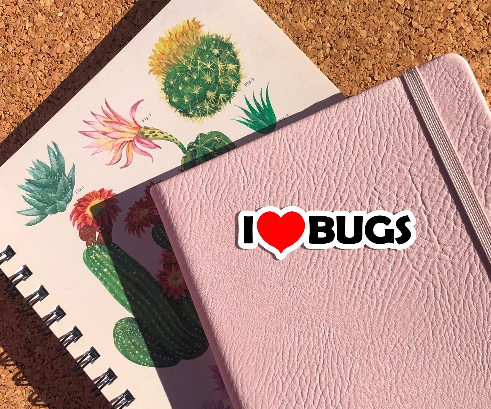 I Love Bugs Vinyl Sticker – Cute Nature Lover Decal