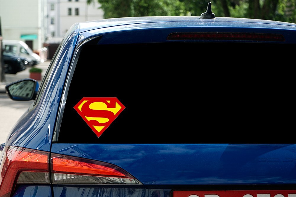 Superman DC Comics Vinyl Decal Sticker for Car Laptop Water Bottle Waterproof