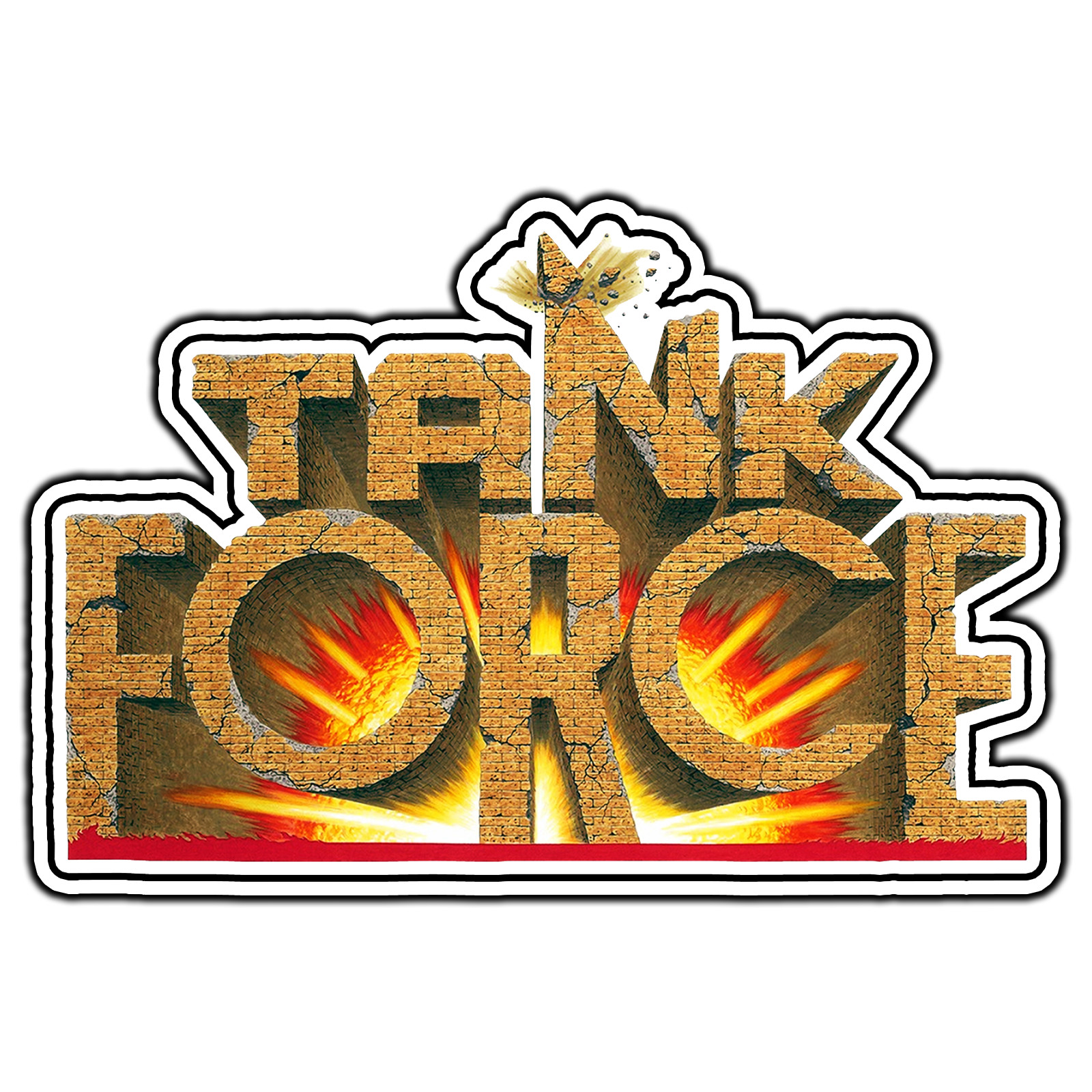 Tank Force Arcade Logo #1 Sticker Waterproof Vinyl Decal Die-Cut