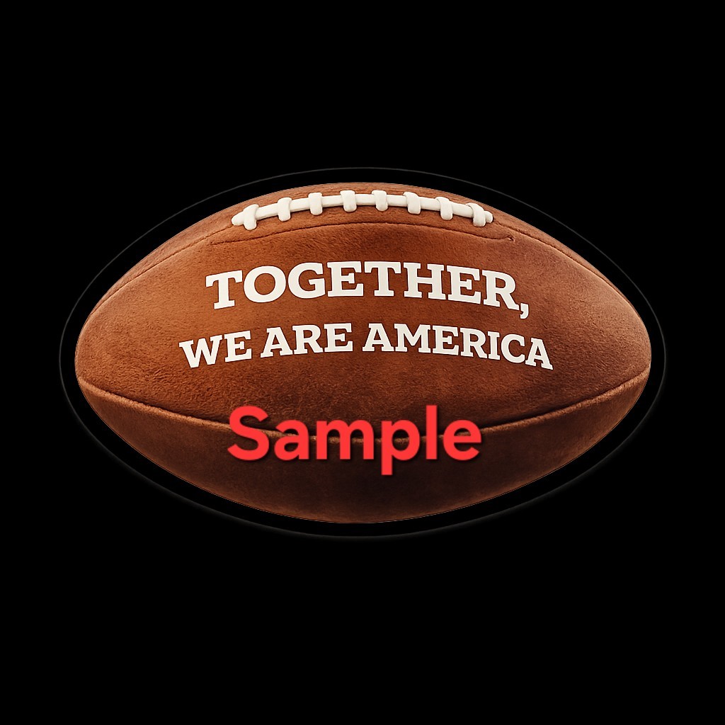 TOGETHER WE ARE AMERICA STICKER DECAL 4×7 Inch Sheet USA