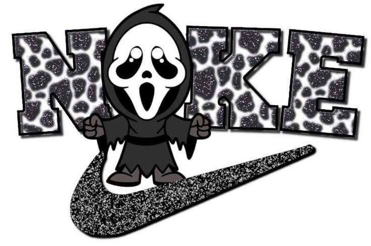 Scream Nike Sticker Decal Laptop Wall Mirror Cup Tumblr Locker