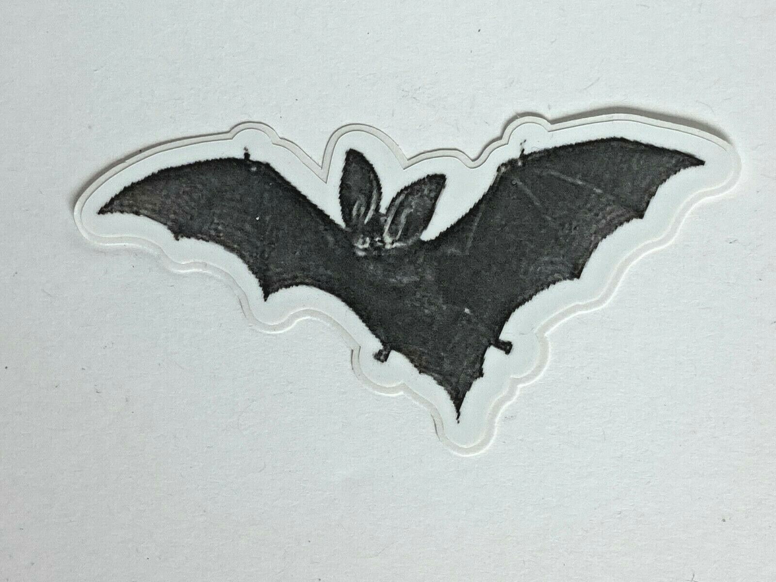 Flying BAT Vinyl Sticker 3 1/2"x 2" Laptop Notebook Mug Fade Resistant