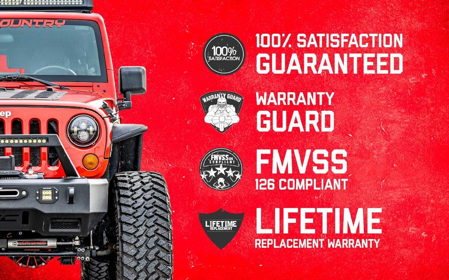 Rear Sway Bar Links for 2007-2018 Jeep Wrangler JK | 2.5-4" – 1134