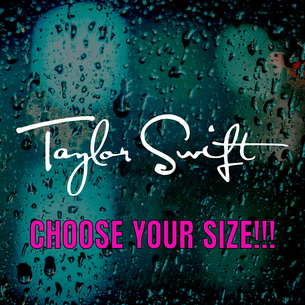 Taylor Swift Autograph Signature Vinyl Decal, Swiftie, USA seller laptop car