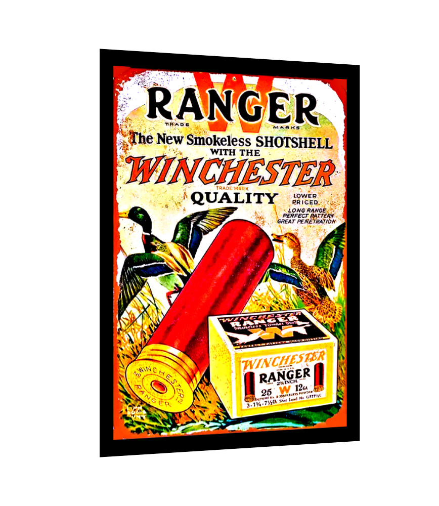 Winchester Rifles Guns Firearms Big Game Ammunition Sign Sticker 6 SIZES