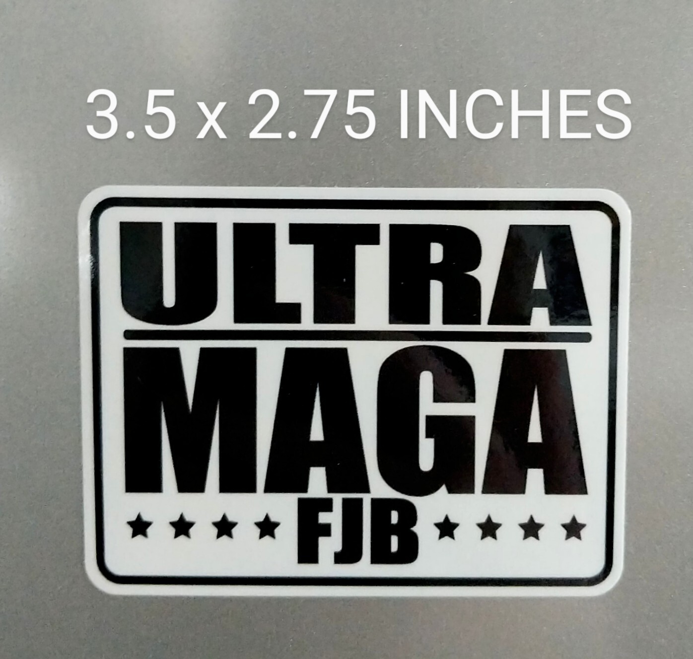 3.5" Ultra MAGA Decal Vinyl Sticker FJB Anti Biden Trump Brandon USA Stars Flag
