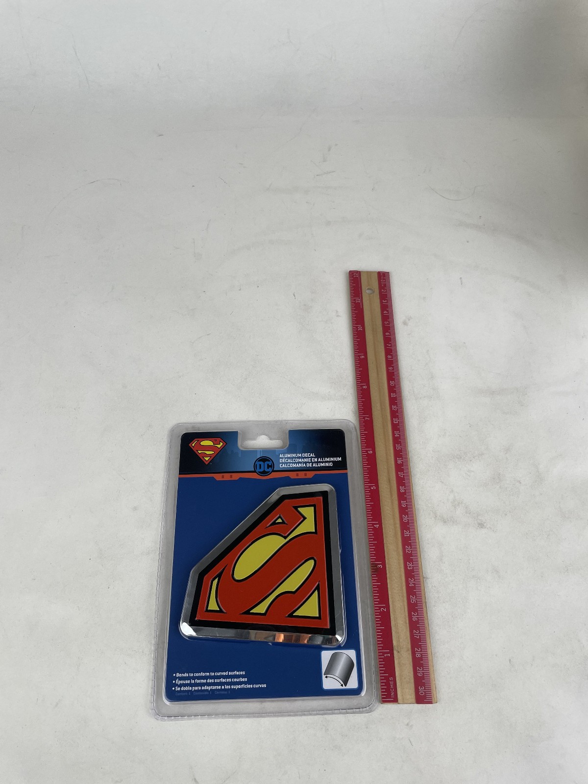 Official Licensed DC Comic Superman Super man Aluminum Color Emblem Decal 2 Pak