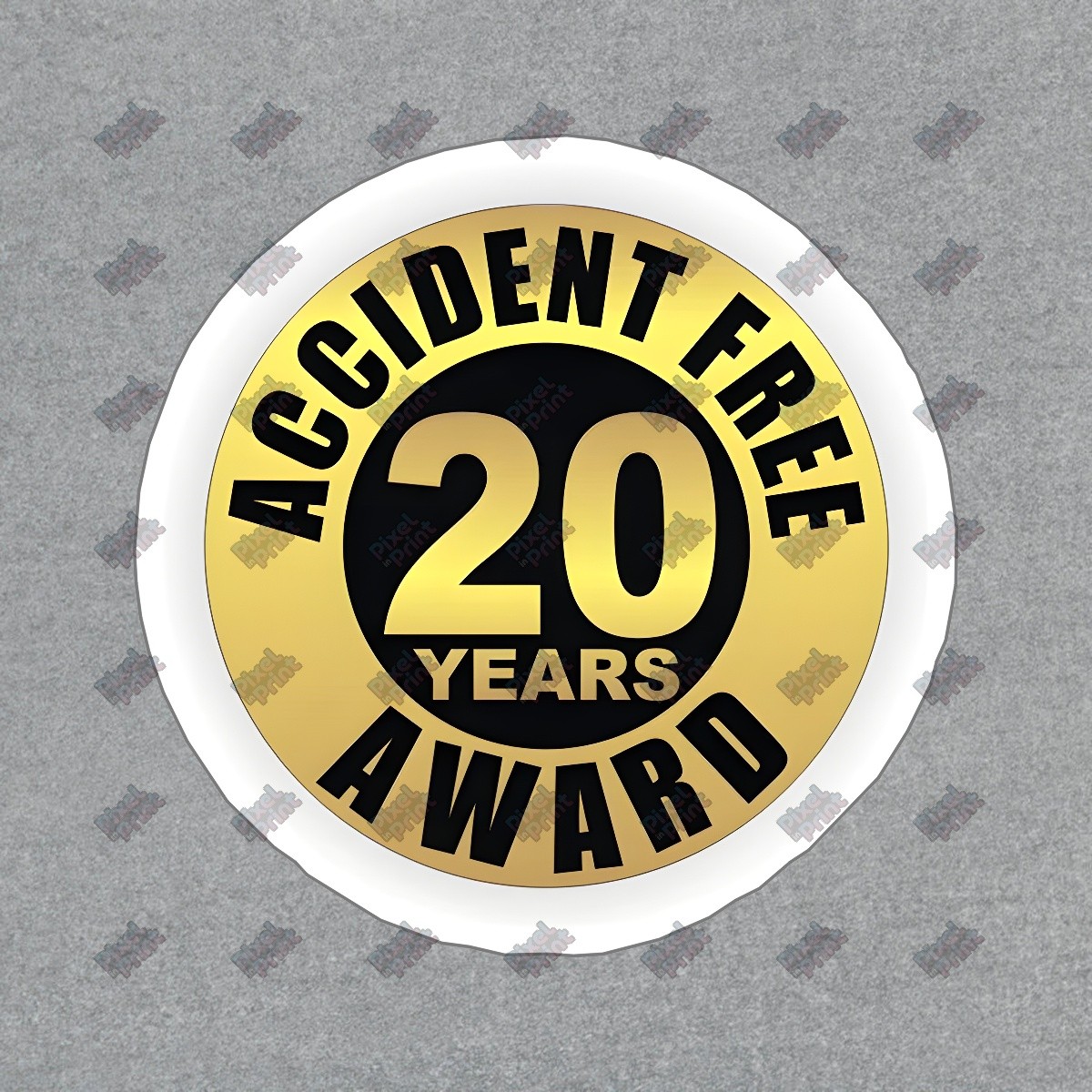 20 Years Accident Free Award Vinyl Sticker Durable Decal for #707170