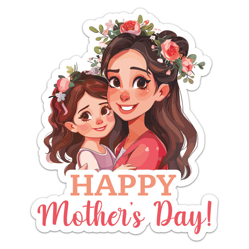 Happy Mother's Day – Car Bumper Sticker Vinyl Art Decal
